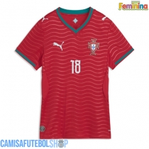 Camisa de time de futebol Portugal Pedro Neto #18 Replicas 1º Equipamento Feminina Mundo 2026 Manga Curta